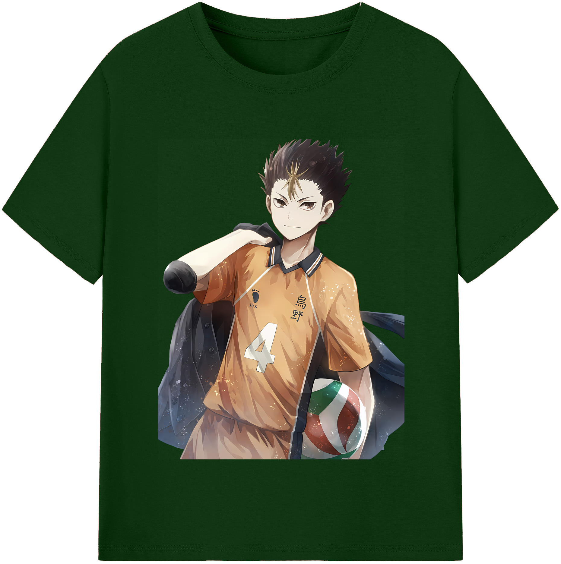 （画像用） ハイキュー!! Haikyu!! 綿100％半袖Tシャツ（フロントプリント）